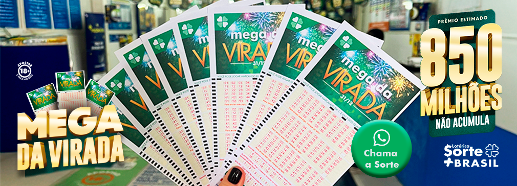 Bolões da Mega da Virada na Sorte Mais Brasil!